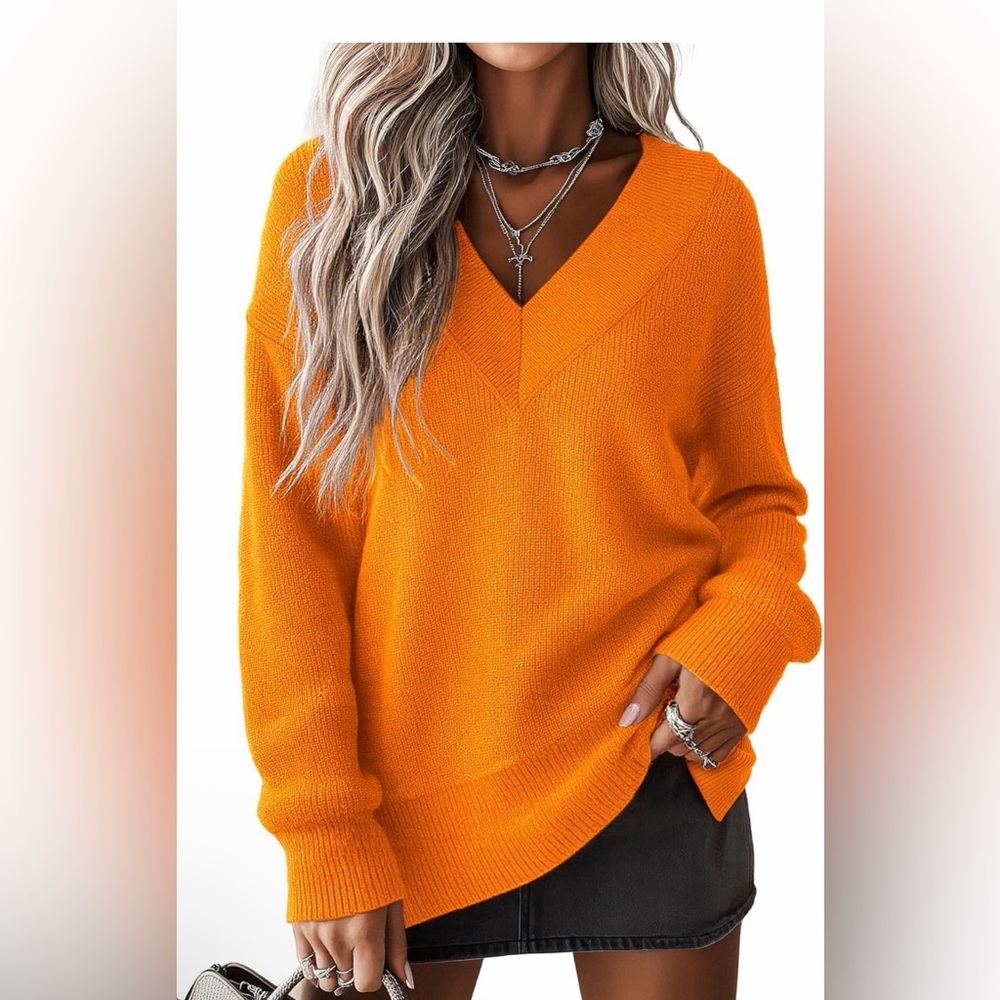 🆕Women's V-Neck Knit Sweater